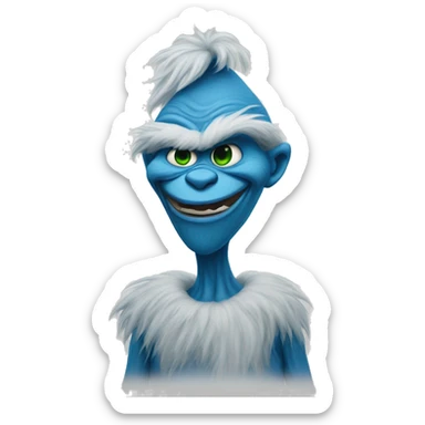blue grinch with words “that feeling when” above and “knee surgery is tomorrow” below sticker