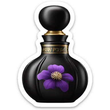black opium perfume sticker
