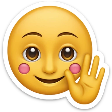 Crée moi un emoji en fesant le signe (mon œil) expression pour montrer que ce qu’il dit c’est faux sticker