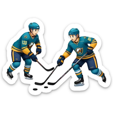 Minnesota hockey sticker