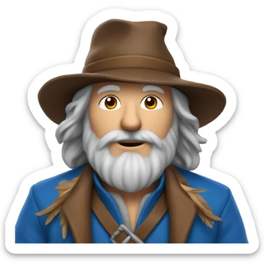 Tom Bombadil was a merry fellow, with a bright blue jacket and a brown hat with a blue feather sticker