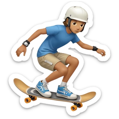 Customer skateboard sticker