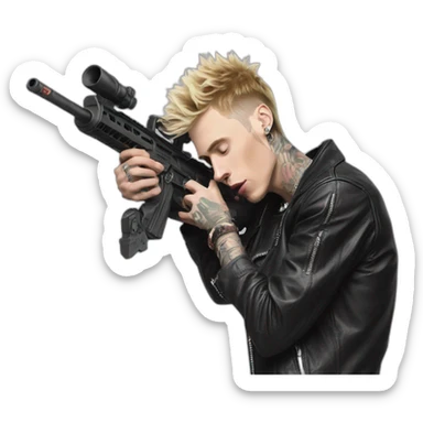 Machine Gun Kelly sticker