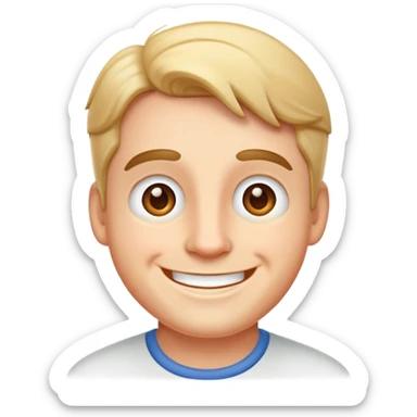 Ralph character smiling sticker