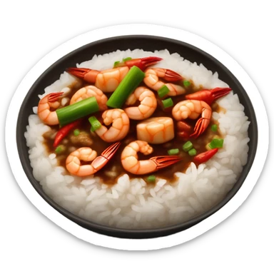 Bowl of Louisiana étouffée  sticker