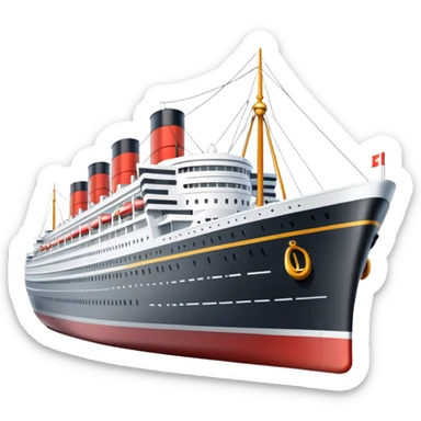 Queen Mary SHIP sticker