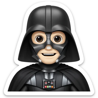 Darth vader cheers sticker