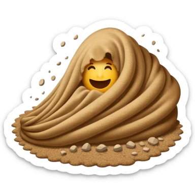 sweeping shit under the carpet sticker