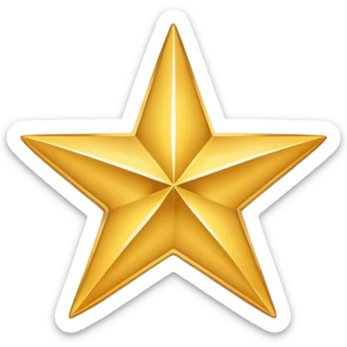 Verified star sticker