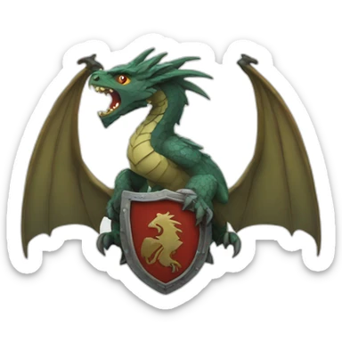wyvern crest sticker