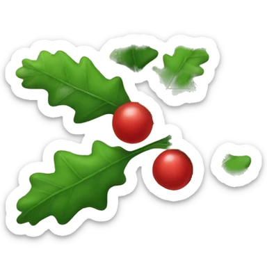 mistletoe sticker