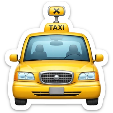taxi cab sticker