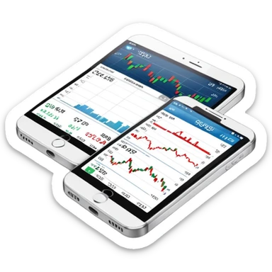 stock exchange traiding sticker