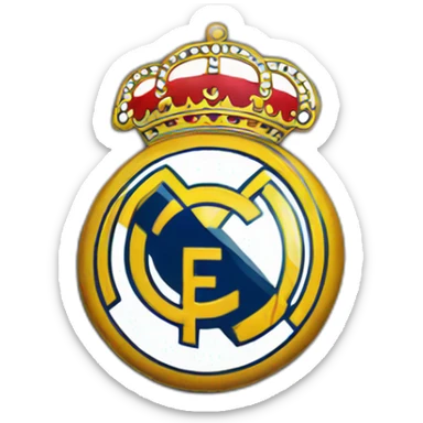 Réal Madrid logo sticker