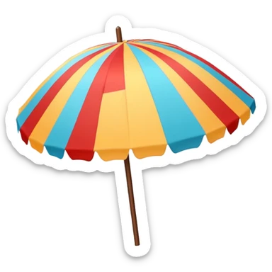 beach umbrella sticker