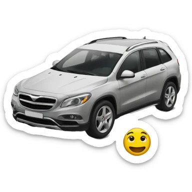 Cristiano en un coche cantando el Waka waka sticker