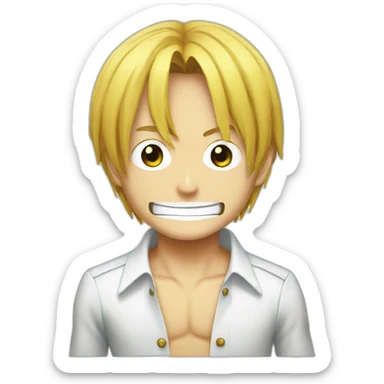 Sanji One Piece sticker