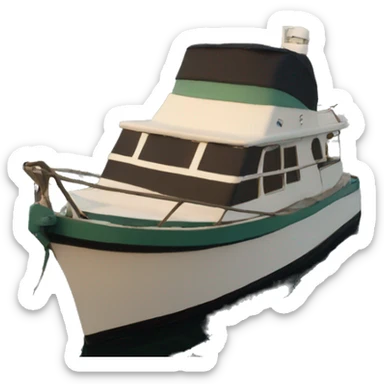 my dads boat sticker