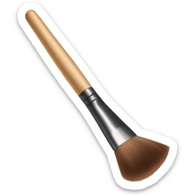 makeup brush & makeup sticker
