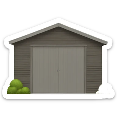 Single slope shed sticker