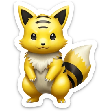 Boltund-Electrike-Pokémon sticker