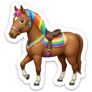 Caballo homosexual sticker