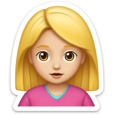 Niña colocha sticker