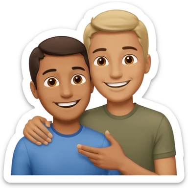 touching uncle sticker