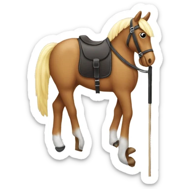 Hobby horse sticker