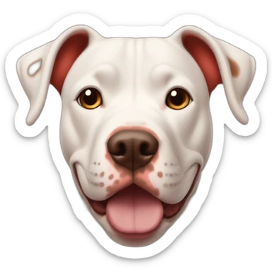 Clifford the big red pit bull sticker