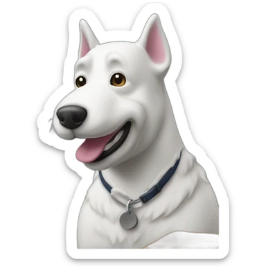 spuds mackenzie in a retirement home sticker