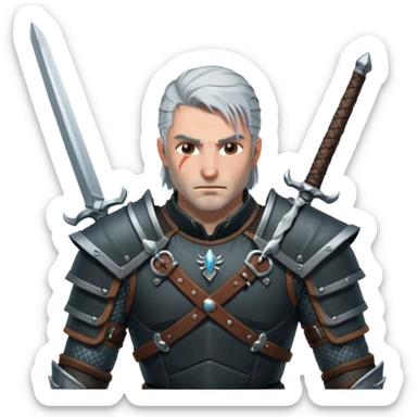 Witcher dungeons and Dragons character sticker