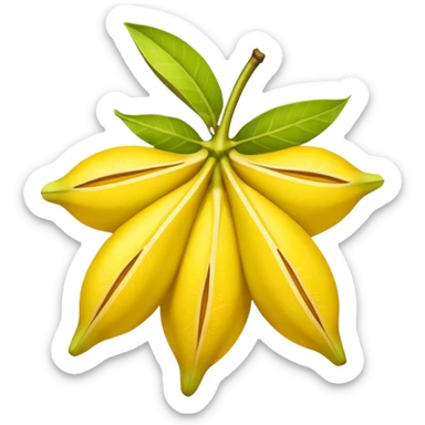 Star fruit sticker