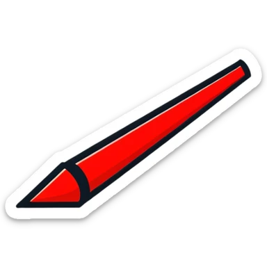 red exclamation point sticker