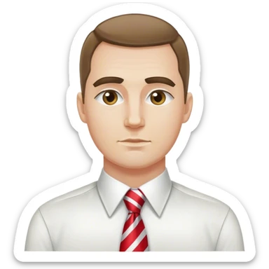 Man polish patriot poland tie
 sticker