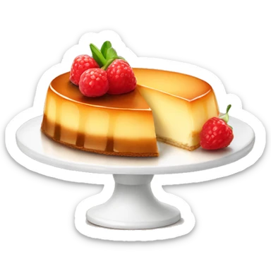 Flan pâtissier sticker