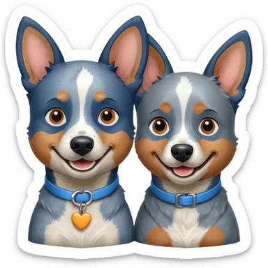 Bluey and bingo sticker