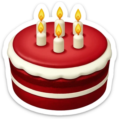 red velvet cake sticker