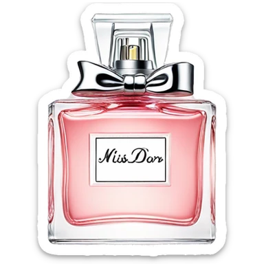 Miss dior perfume sticker
