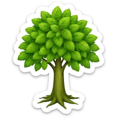 create a dnd style young_tree.png using 48x48 pixels size sticker