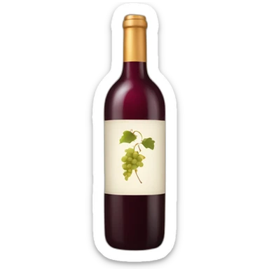 wine bottle sticker