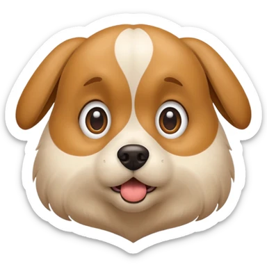 Chien choqué  sticker