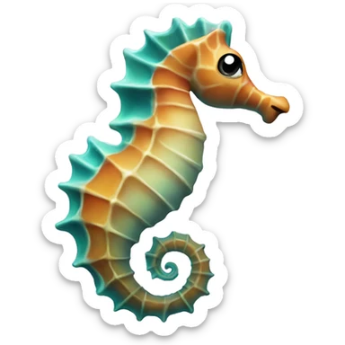 Seahorse ￼ sticker