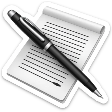 I want an emoji about prompt writing for ai sticker