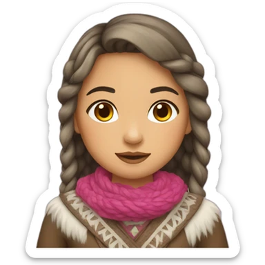 Bashkir girl sticker