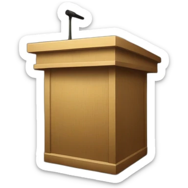 lectern sticker