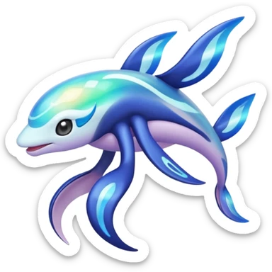 Meloetta-Kyogre-Cresselia-Palkia-Pokémon-Fakémon-fusion-hybrid-creature sticker