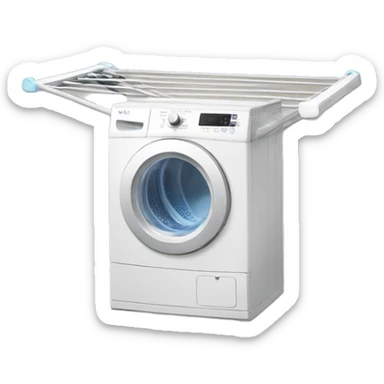 Folding Wing Clothes Dryer sticker