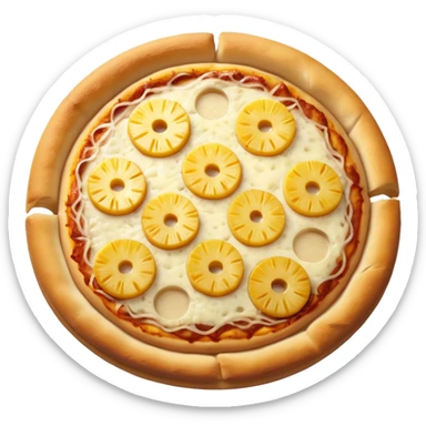 Pineapple pizza sticker