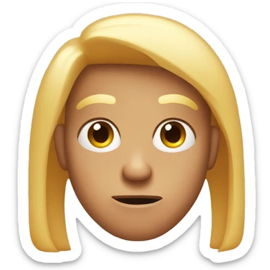 Looking annoyed emoji sticker